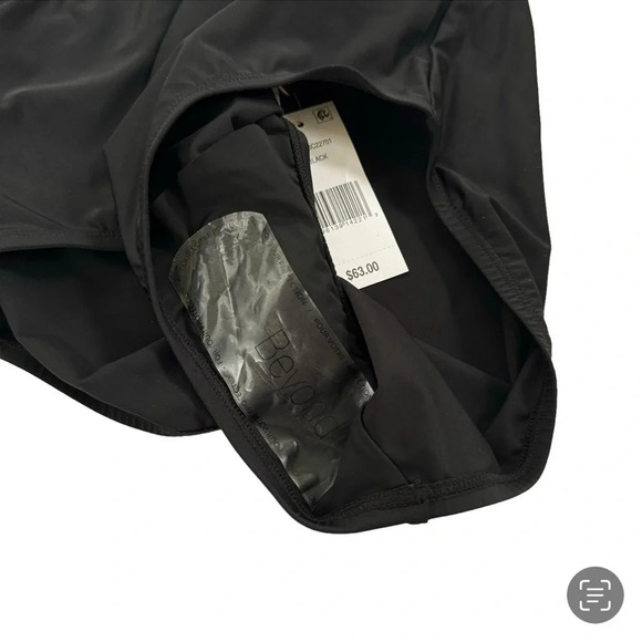 BEYOND CONTROL Tummy Control Classic High Waisted Bikini Bottom Black Size 8 NWT - Picture 6 of 9